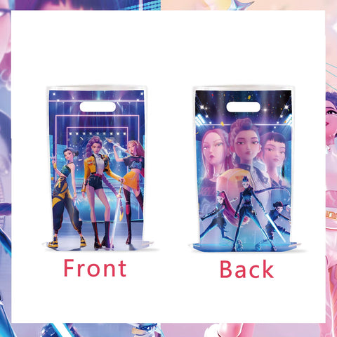 K-Pop D-Demon H-Hunter Birthday Party Decoration Cartoon Anime Hunter Figures Balloons Cake Topper Banner Birthday Decoration