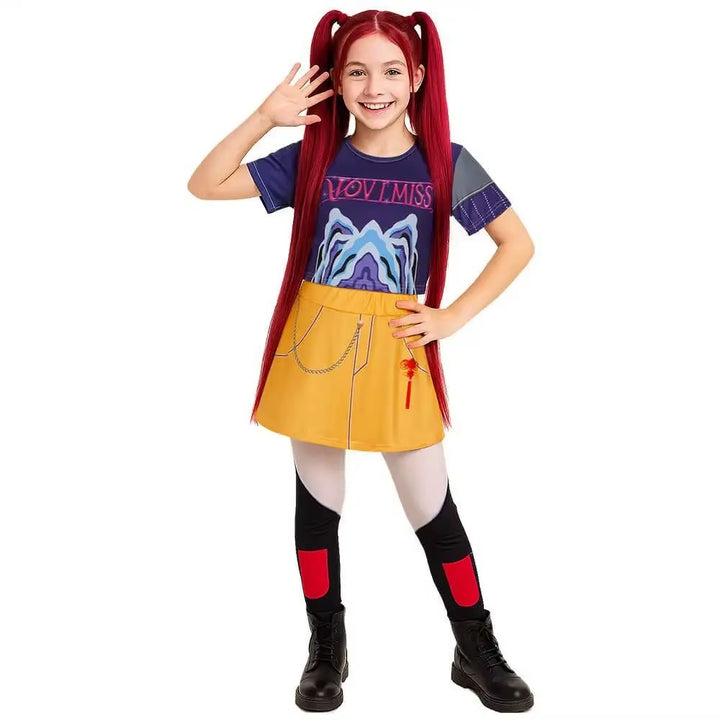 Huntrix Golden KPDH Kdpop Rumi Mira Zoey Cosplay Costume Kids Girls Birthday Party Halloween Stage Performance Clothes