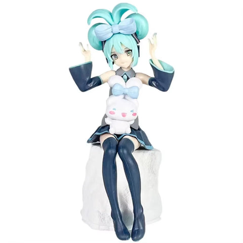 Animation Anime Beautiful Girl Hatsune Miku Handmade Devil Hatsune Miku Cat Ear Hatsune Miku Cute Handmade PVC Model Decorations