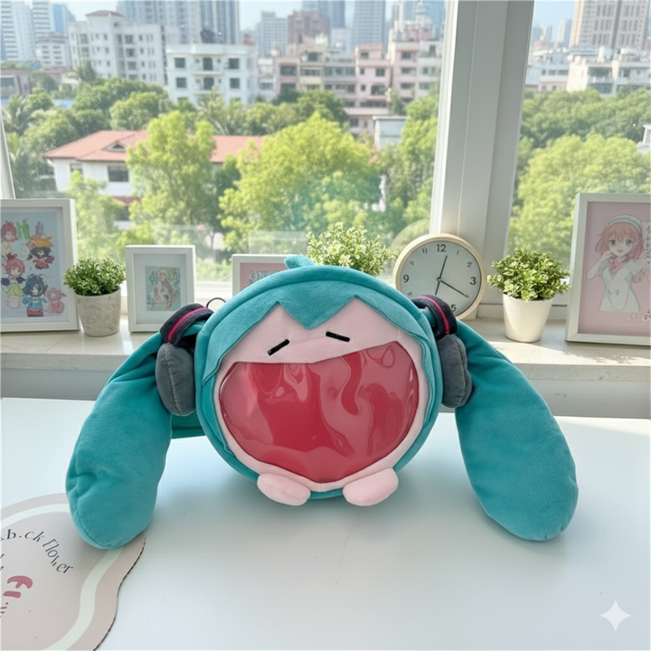 Hatsune Miku Kawaii Cartoon Plush Backpack / Shoulder Bag