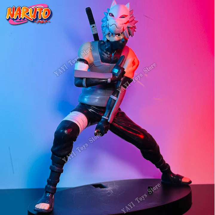 New Naruto Anime Figure 18Cm Hatake Kakashi PVC Action Figure Model Doll Car Ornaments Collections Toy Gifts