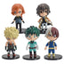 5Pcs/Set Anime My Hero Academia Action Figures Midoriya Izuku Bakugou Katsuki Todoroki Shouto Ochaco Uraraka Kirishima Model Toy