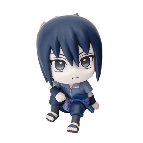 9Cm Naruto Anime Figure Uzumaki Naruto Kakashi Uchiha Sasuke Itachi Cute Toys Q Figurals Action Figurine Model