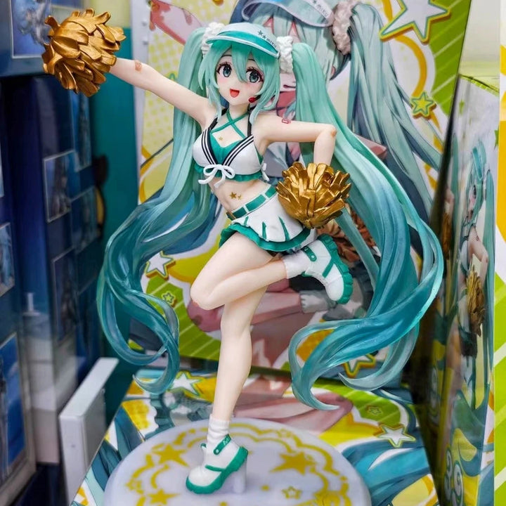 Anime Hatsune Miku cheerleader PVC toy