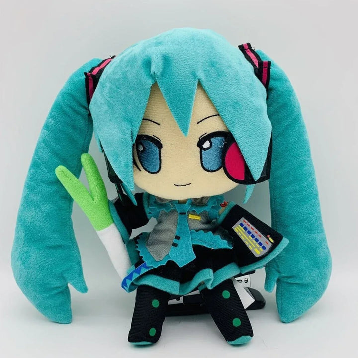 Anime Hatsune Miku Plush Toy 25Cm Scallion Ver. Soft Doll Gift Soft Stuffed Toys
