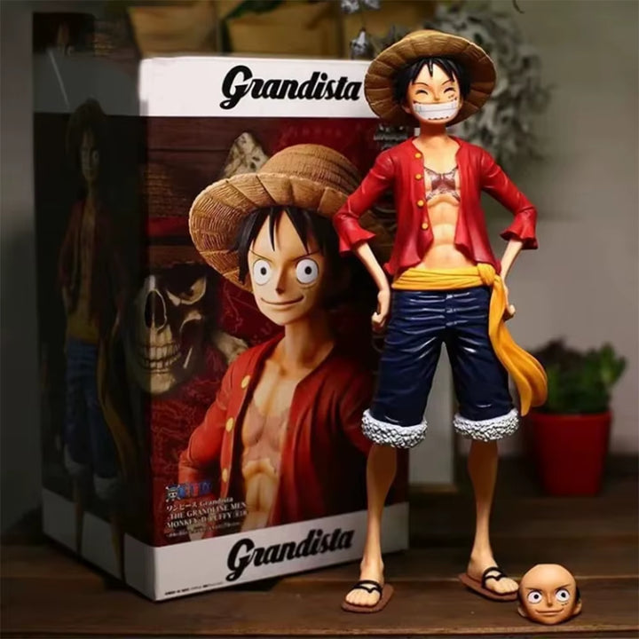 Cute Monkey D Luffy face expression PVC model