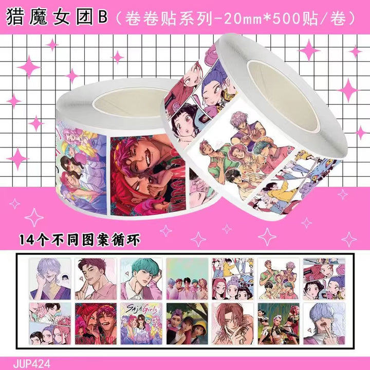 K-Pop D-Demon H-Hunter Birthday Party Decoration Cartoon Anime Hunter Figures Balloons Cake Topper Banner Birthday Decoration