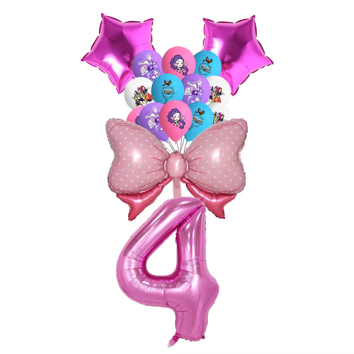 K-Pop D-Demon H-Hunter Birthday Party Decoration Cartoon Anime Hunter Figures Balloons Cake Topper Banner Birthday Decoration