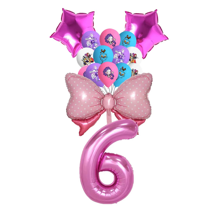 K-Pop D-Demon H-Hunter Birthday Party Decoration Cartoon Anime Hunter Figures Balloons Cake Topper Banner Birthday Decoration