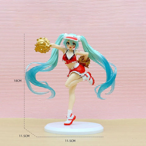 Hatsune Miku cheerleader anime figure 18cm
