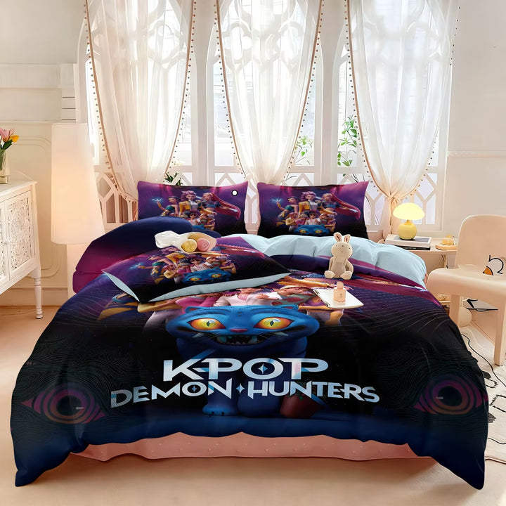 K-Pop Demon Hunters duvet cover dormitory bedding