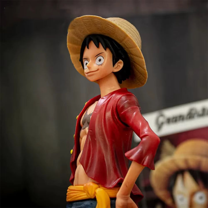 Luffy smiley face anime figure Christmas decoration