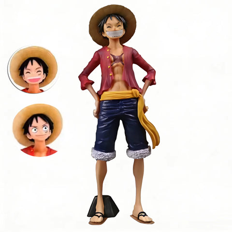 One Piece Luffy smiley face PVC figure ornament
