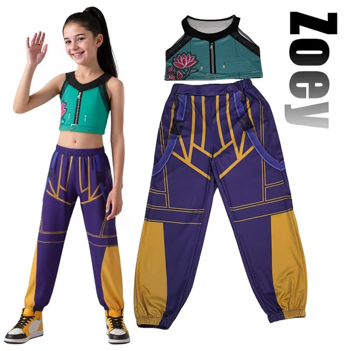 Zoey Mira Rumi 3D print cosplay costume for kids